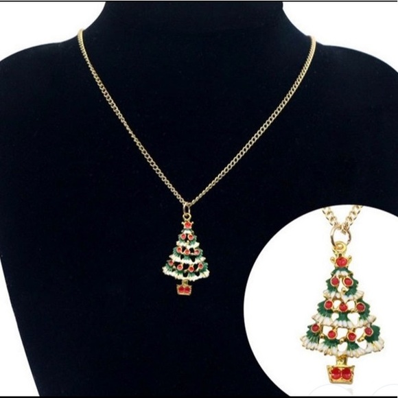 ππ Beautiful Christmas π Tree Pendant Necklace - Picture 4 of 5